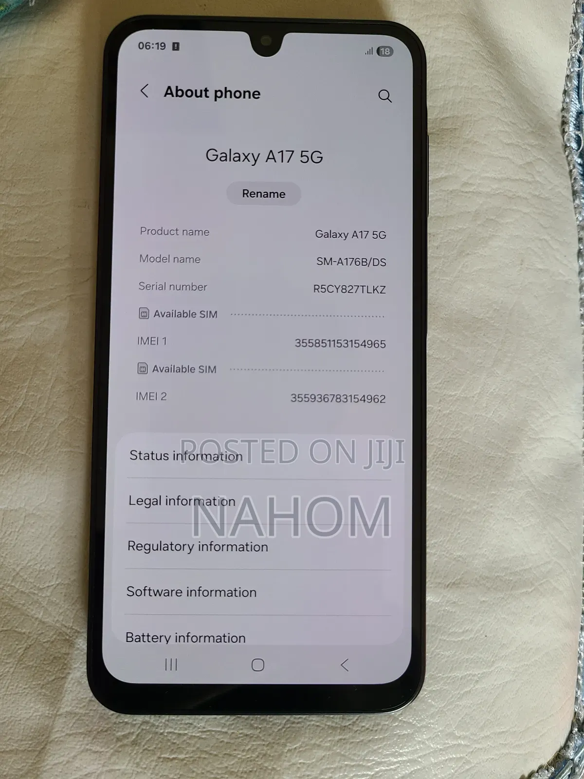 New Samsung Galaxy A17 256 GB Black