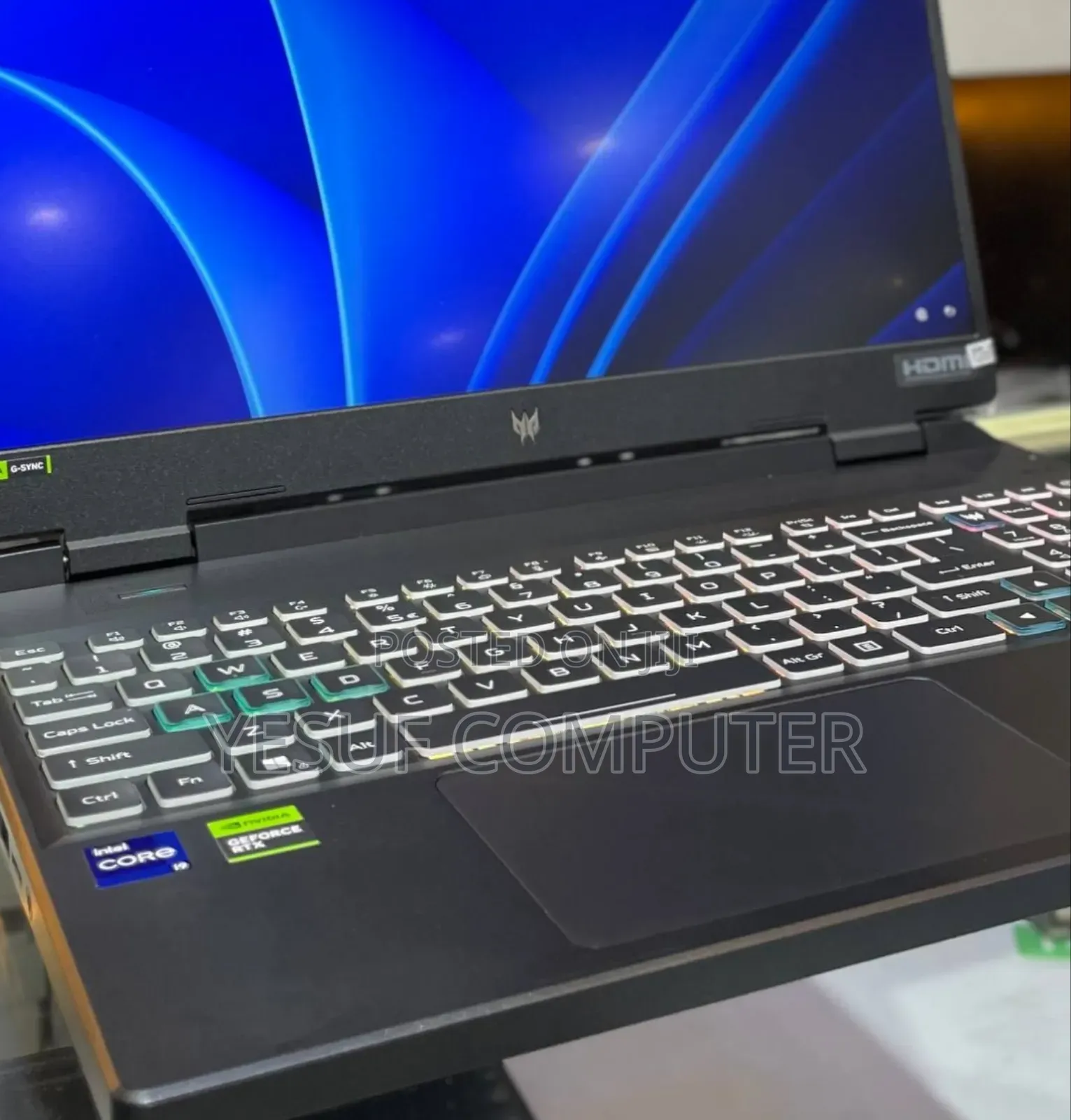 New Laptop Acer Predator Helios 300 16GB Intel Core i9 SSD 1T