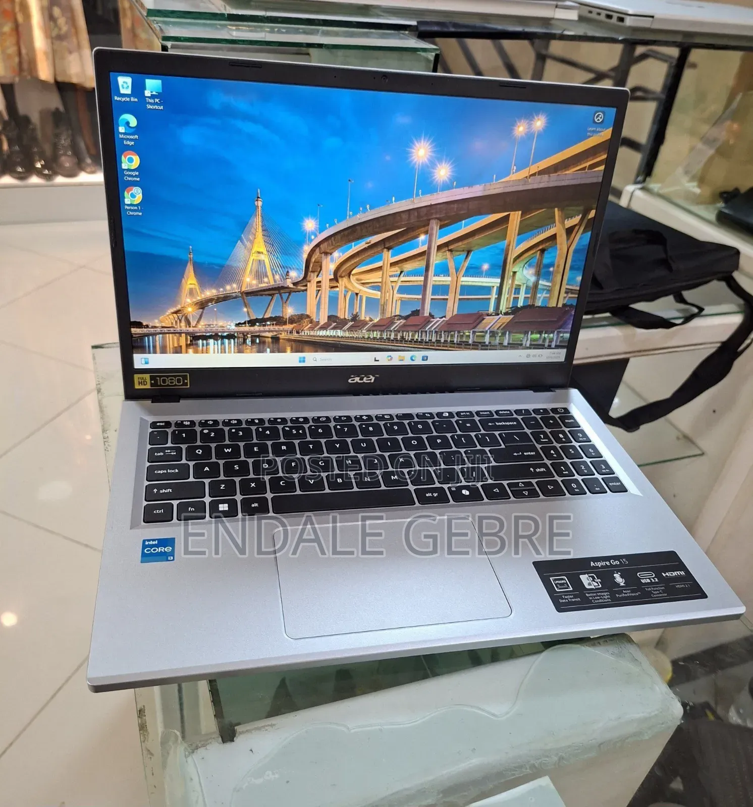 New Laptop Acer Aspire 5 8GB Intel Core I3 SSD 256GB