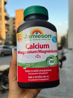 Photo - Original From Canada Jamieson 3 on 1 Magnesium,Calcium With D3 500 Tab