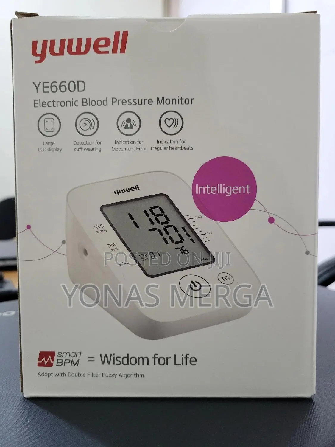 Measure:Bp Monitor焓囪large Display, Options With Usb Cable(Ye660d)