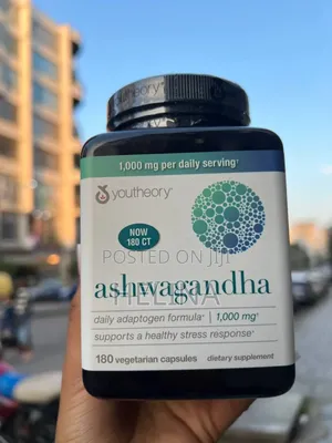 Photo - Youtheory Ashwagandha 180 Vegan Capsules 1000mg Per Daily Serving