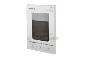 Camden Laptop Sleeve With 15w Wireless Charger