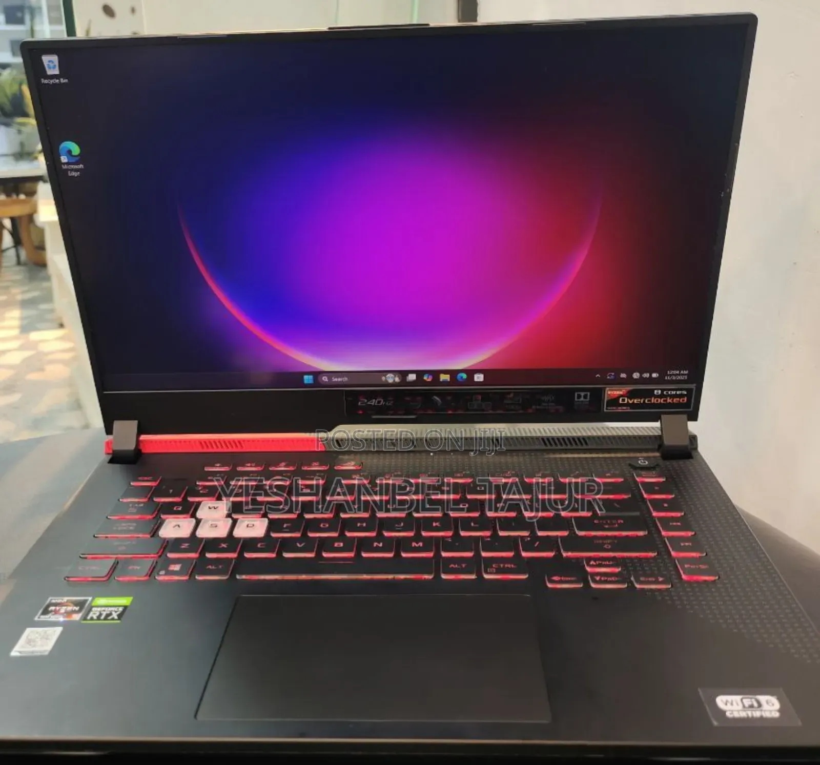New Laptop Asus ROG Strix G15 16GB AMD Ryzen 9 SSD 512GB