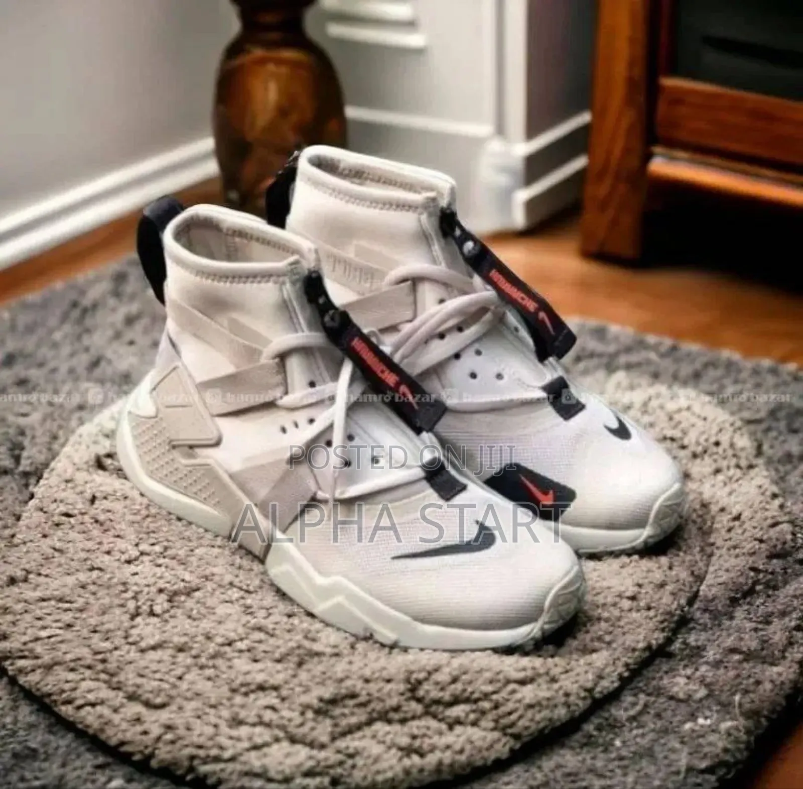 Nike #Huarache #Grip "#Sail Desert" #High Shoes for Men's 
#Men