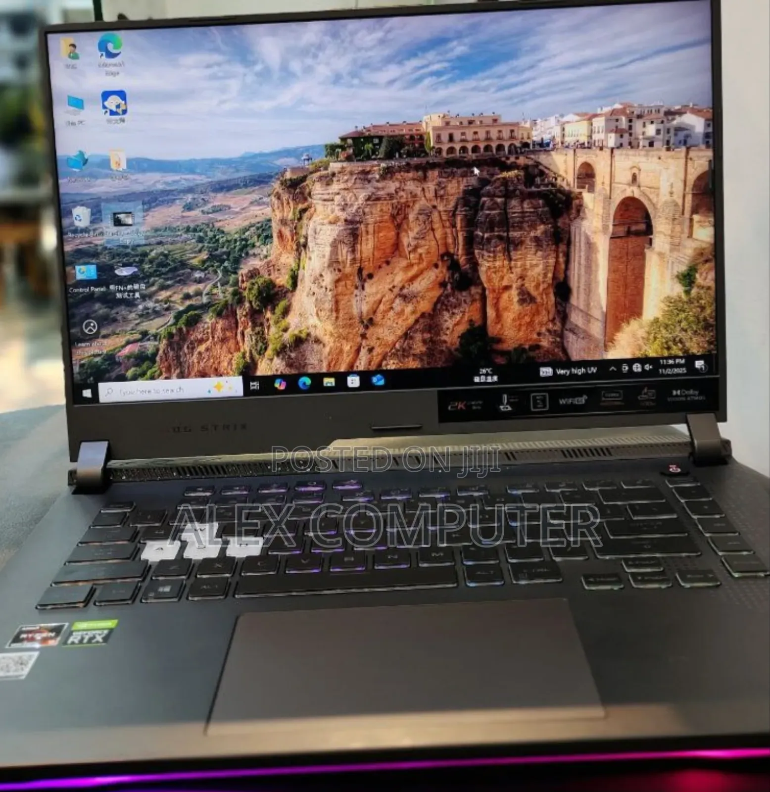 New Laptop Asus ROG Strix G15 16GB AMD Ryzen 9 SSD 512GB