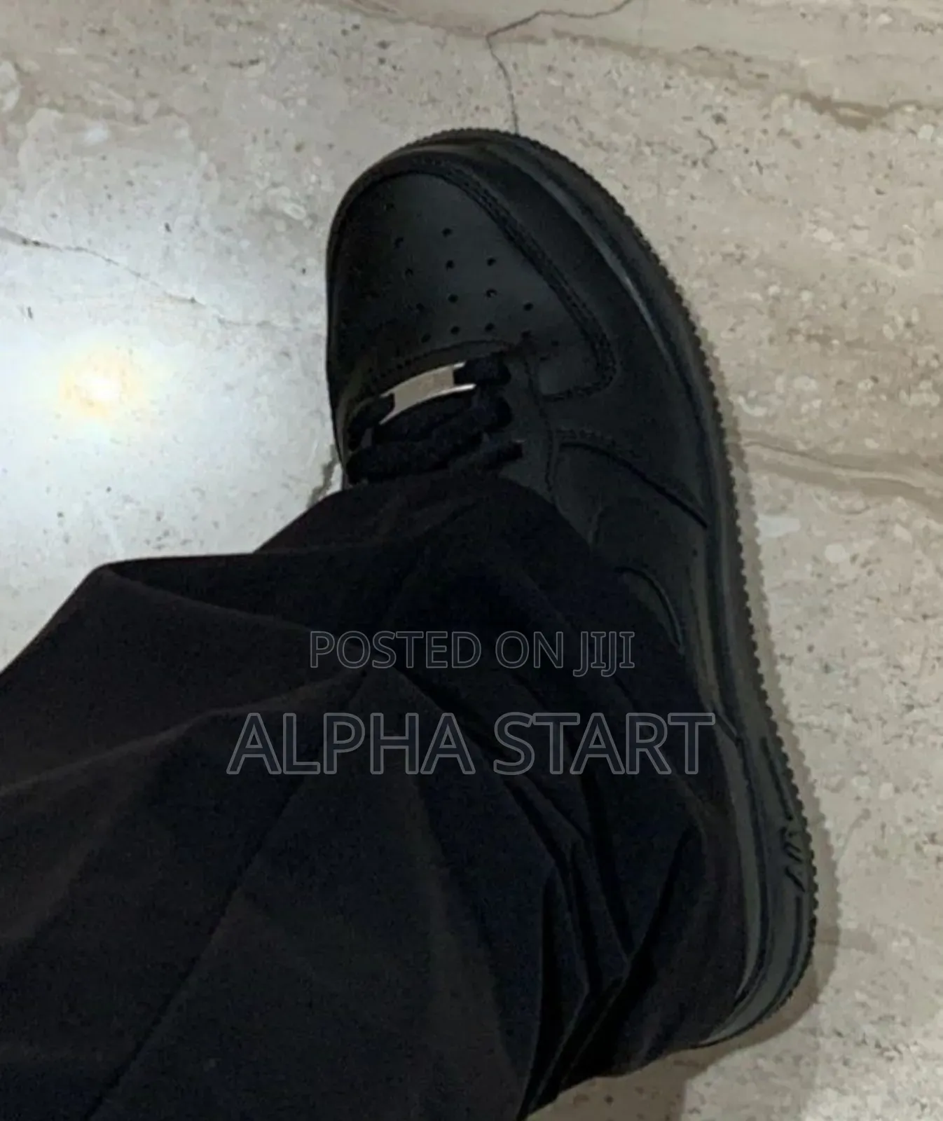 #Nike #Air Force 1'07 "#Triple Black" #Low Unisex Shoes