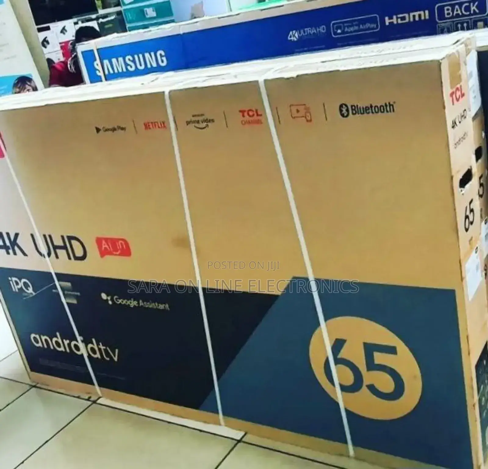 □■Tcl 65" Uhd Tv ◇New Model ◇ 10year Warranty Free Delivery