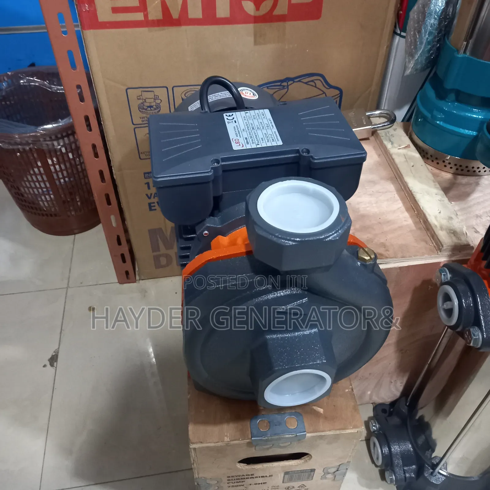 Water Pump 2hp 2"×2" Inch