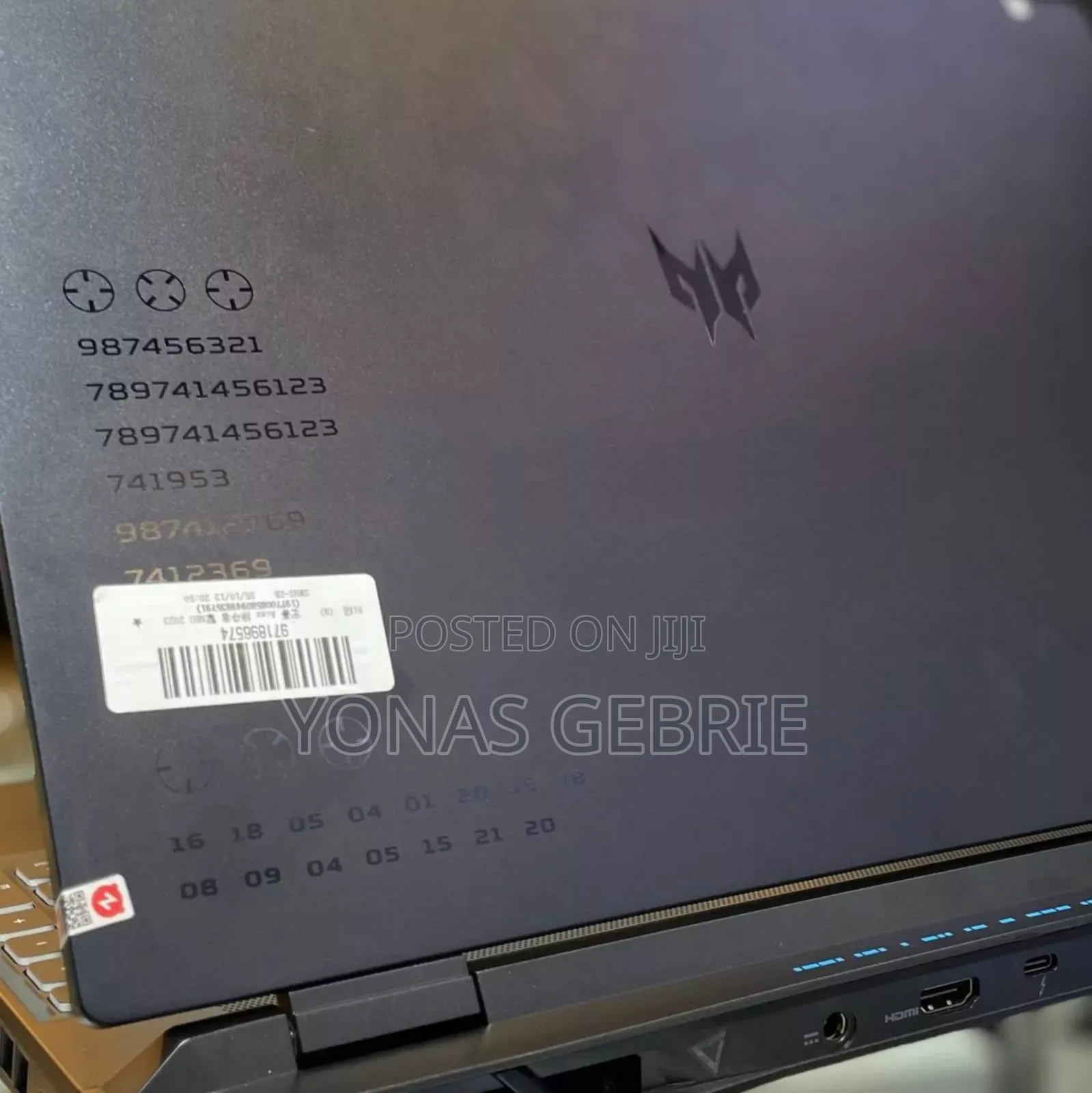 New Laptop Acer 16GB Intel Core i9 SSD 1T