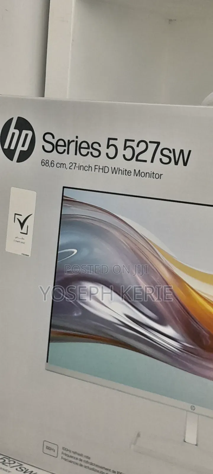 27 Inch Hp FHD White Monitor