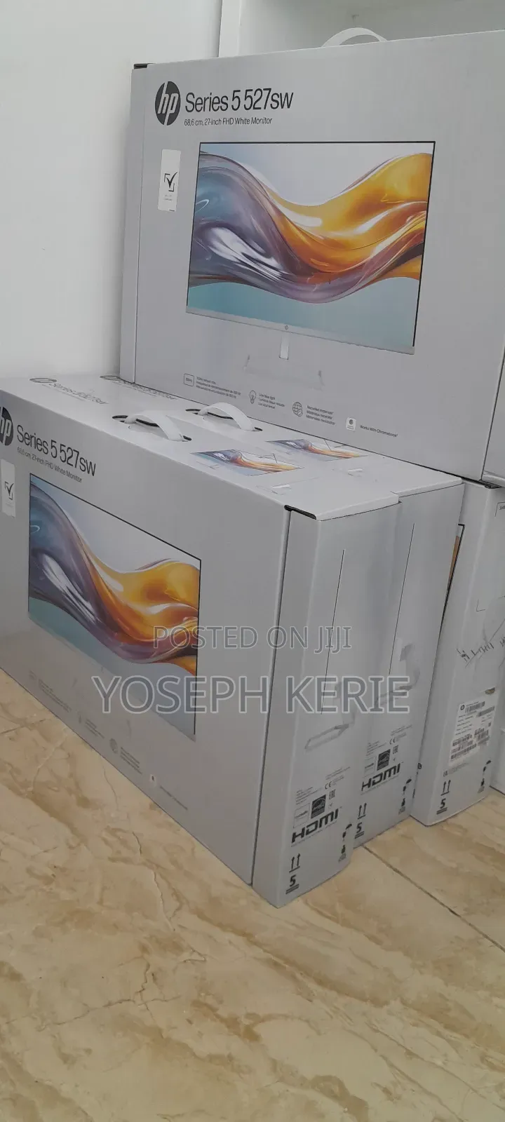 27 Inch Hp FHD White Monitor