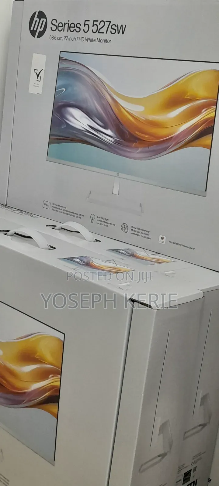 27 Inch Hp FHD White Monitor