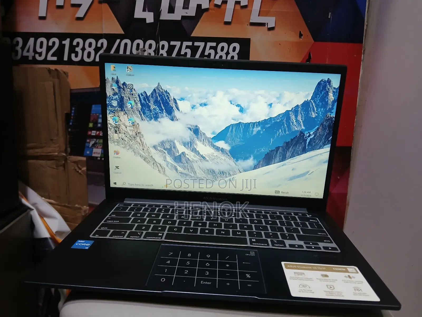 New Laptop Asus VivoBook 15 X505BA 8GB Intel Core I3 SSD 256GB