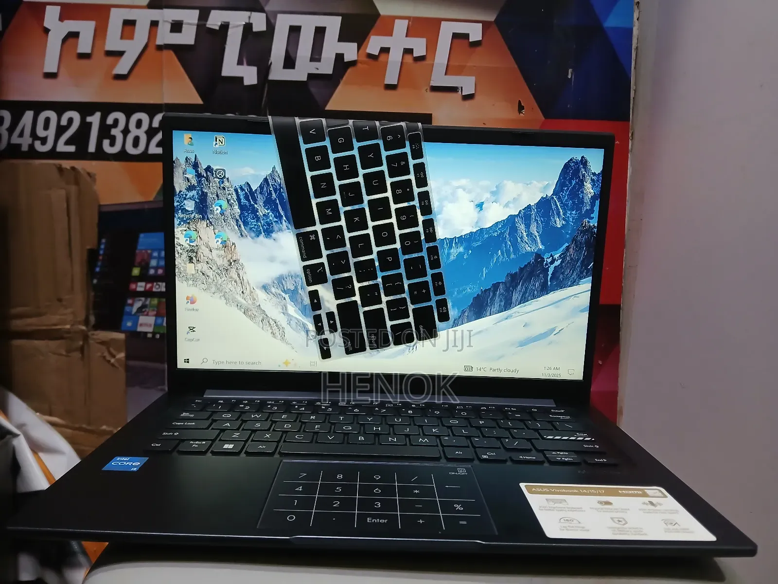 New Laptop Asus VivoBook 15 X505BA 8GB Intel Core I3 SSD 256GB