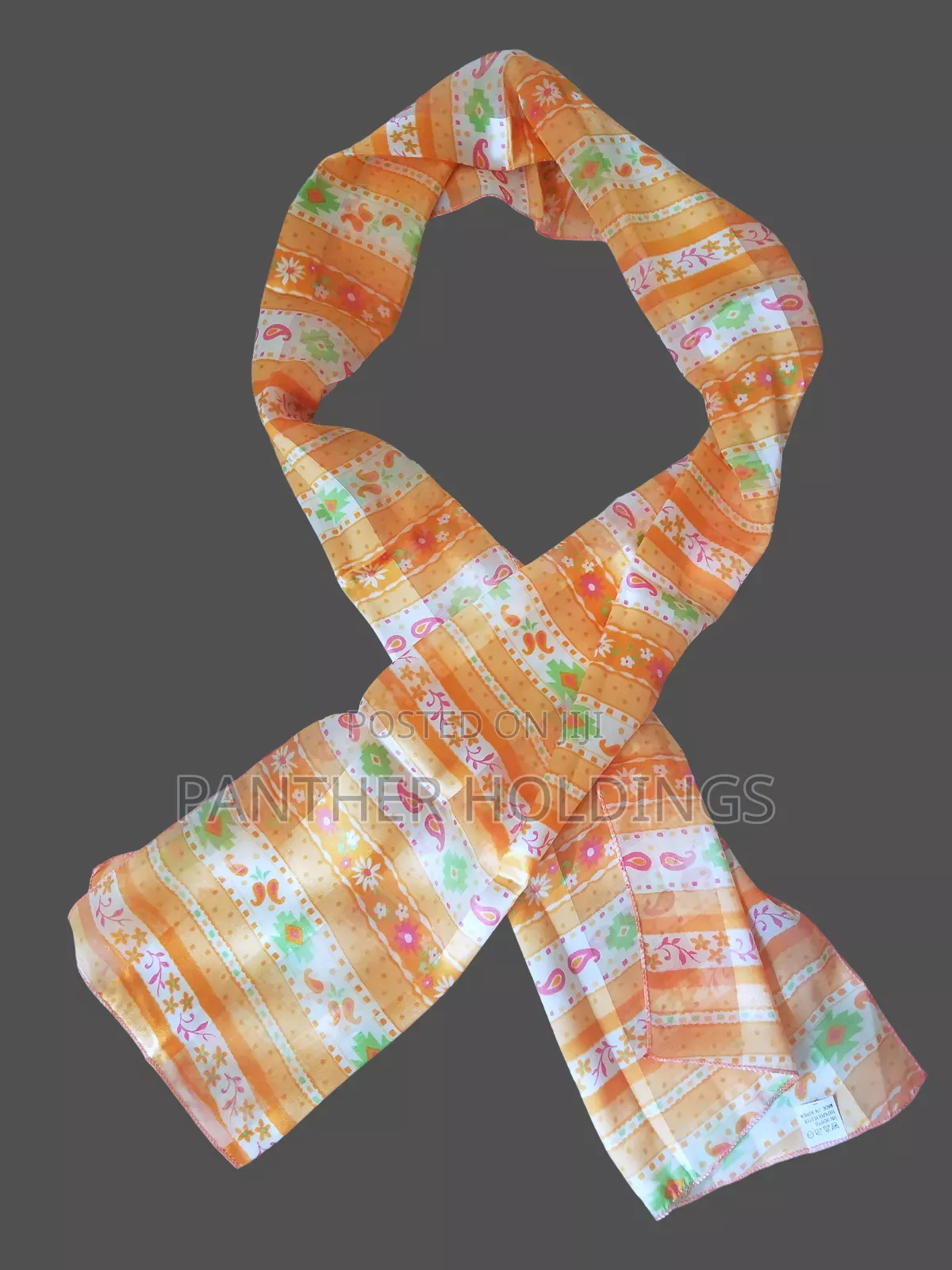 150cm X 35cm Silk Feel Scarf Made in Korea