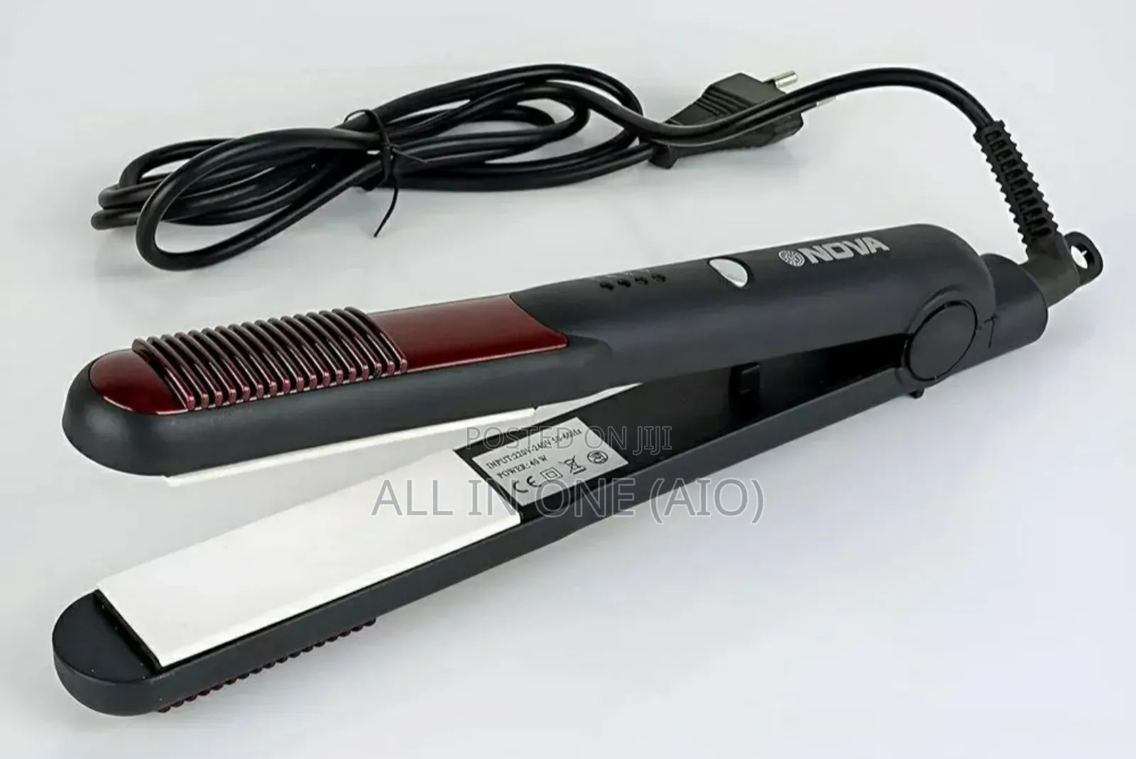 Nova የፀጉር ፔስትራ(Nova Professional Hair Straightener)