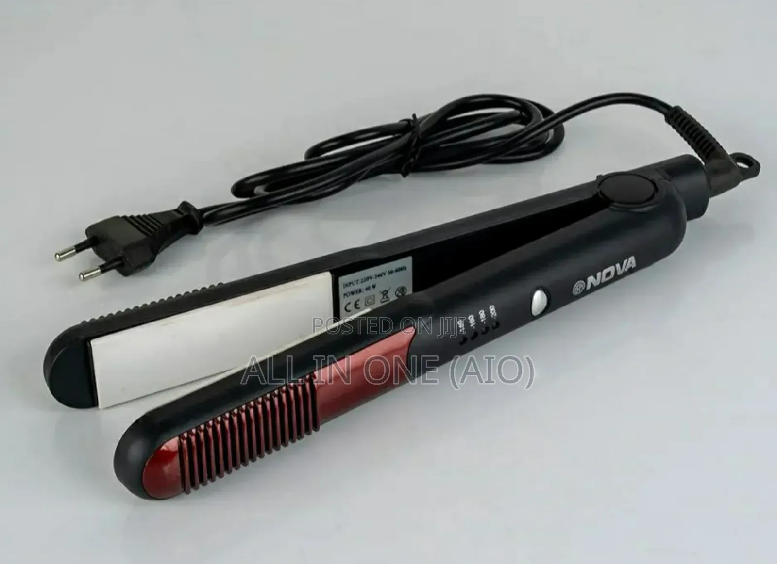 Nova የፀጉር ፔስትራ(Nova Professional Hair Straightener)