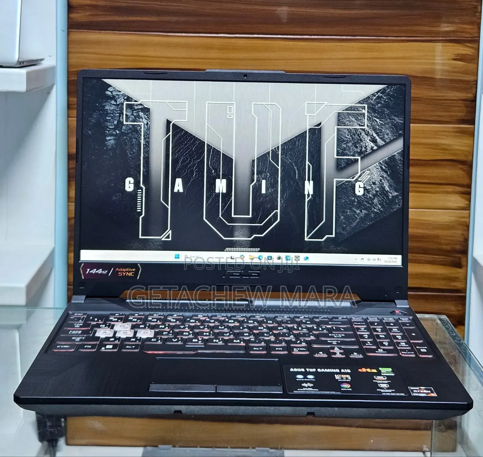 New Laptop Asus TUF Gaming A15 8GB AMD Ryzen 7 SSD 512GB