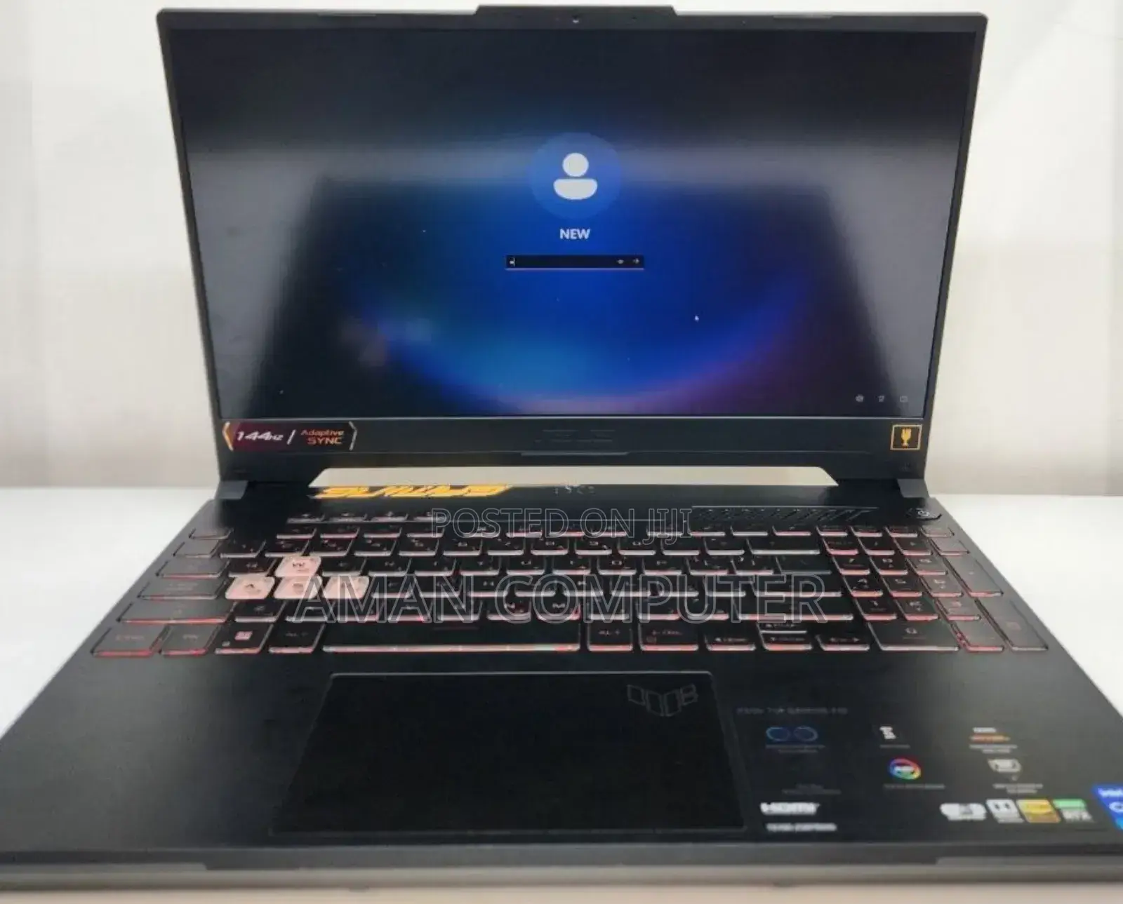 New Laptop Asus TUF Gaming A15 16GB Intel Core I7 SSD 512GB