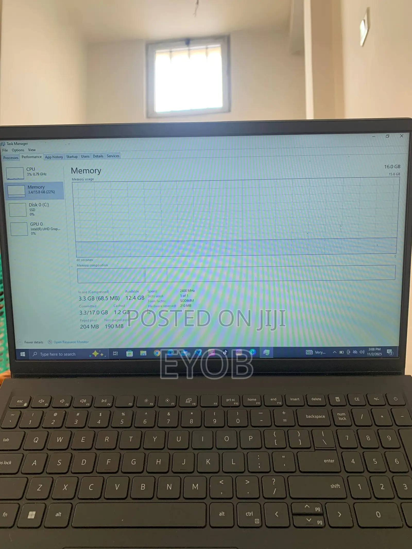 New Laptop Dell Inspiron 15 16GB Nvidia SSD 128GB