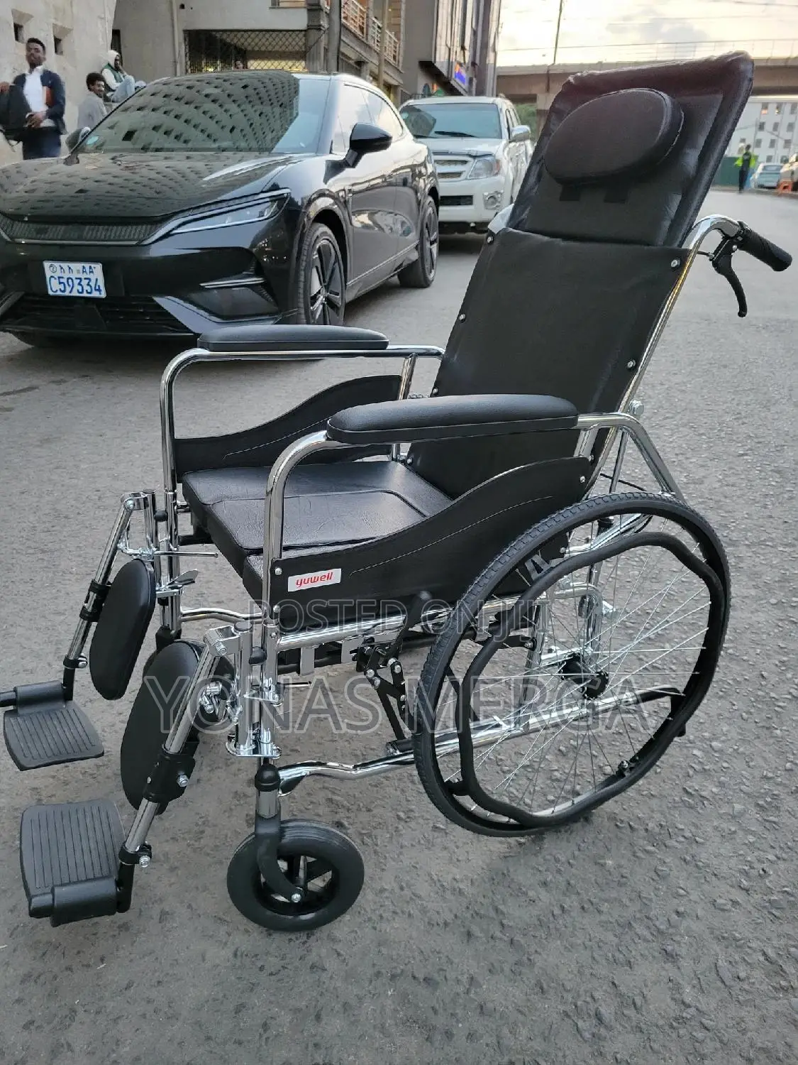 Toilet Wheelchair犀鹽comfort Freedom With the Steel Reclining Wheelchair