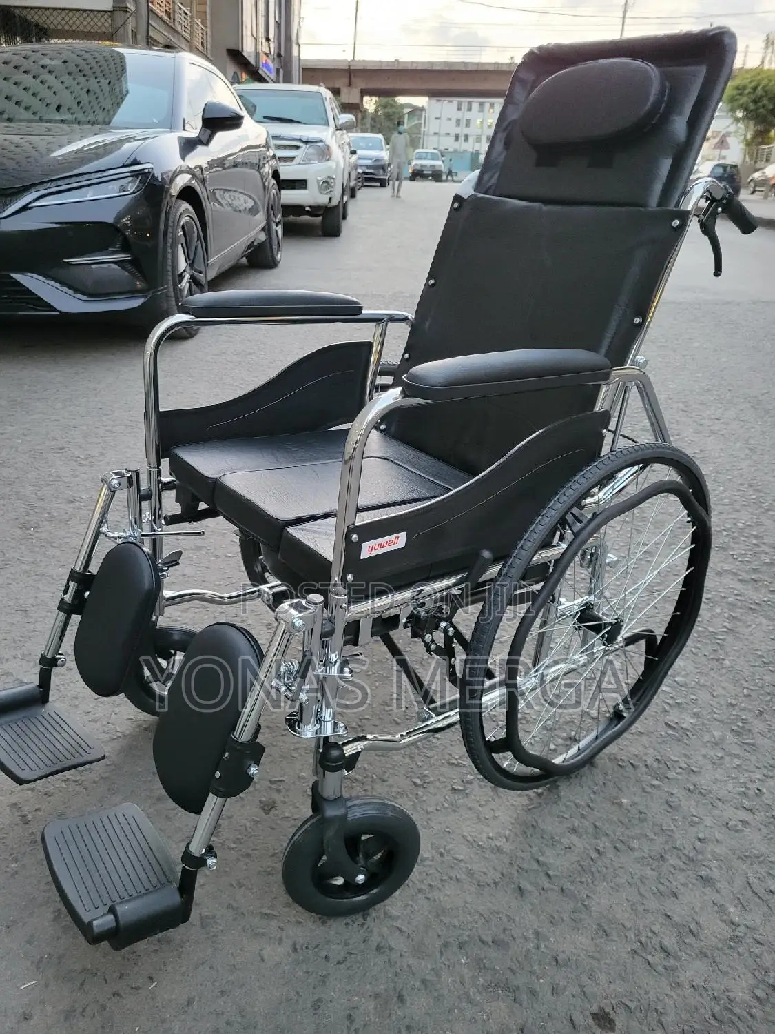 Toilet Wheelchair//Premium Quality Long Lasting Solid Mag Wheels