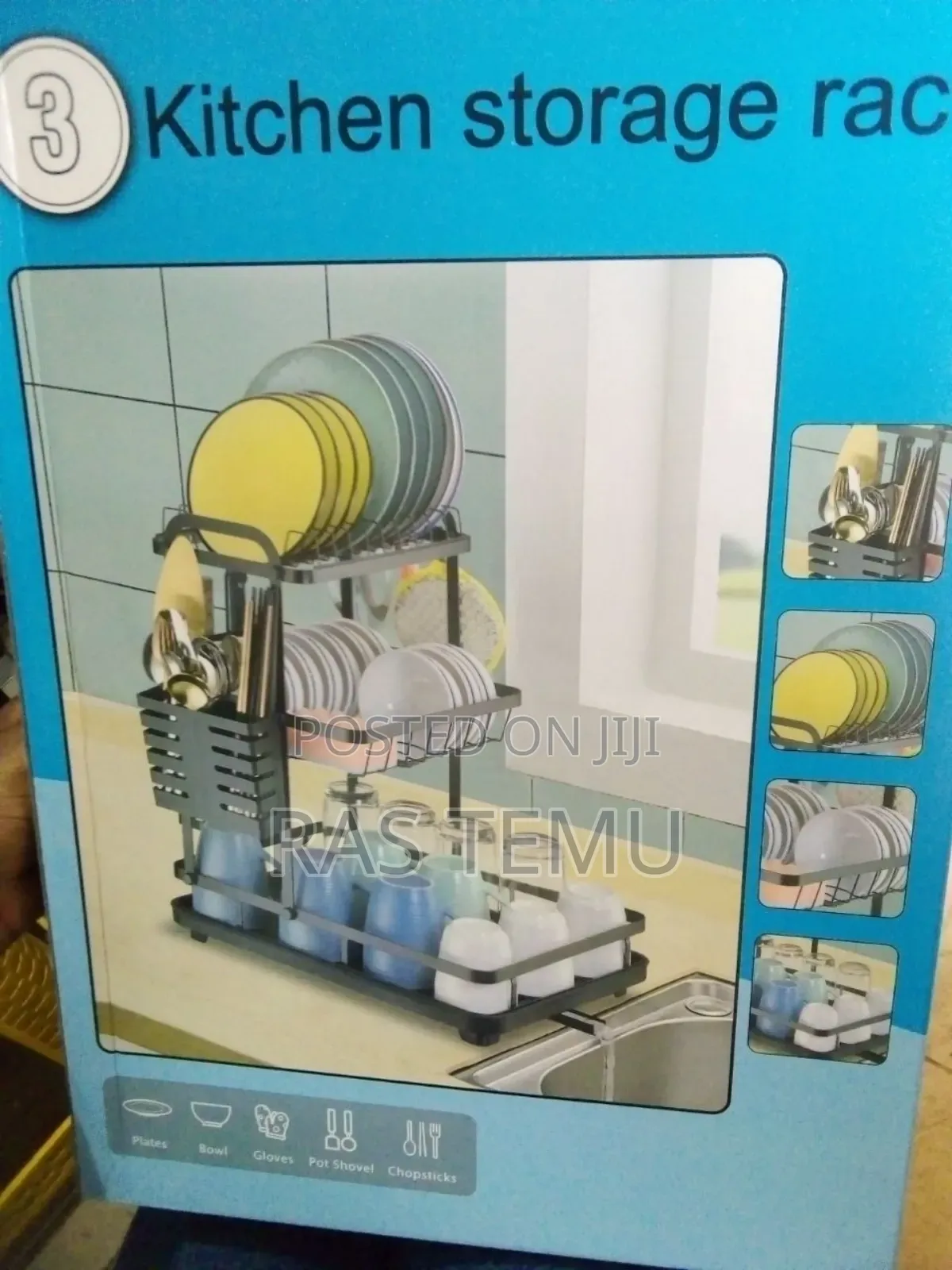 3 Layer Dish Drying Rack