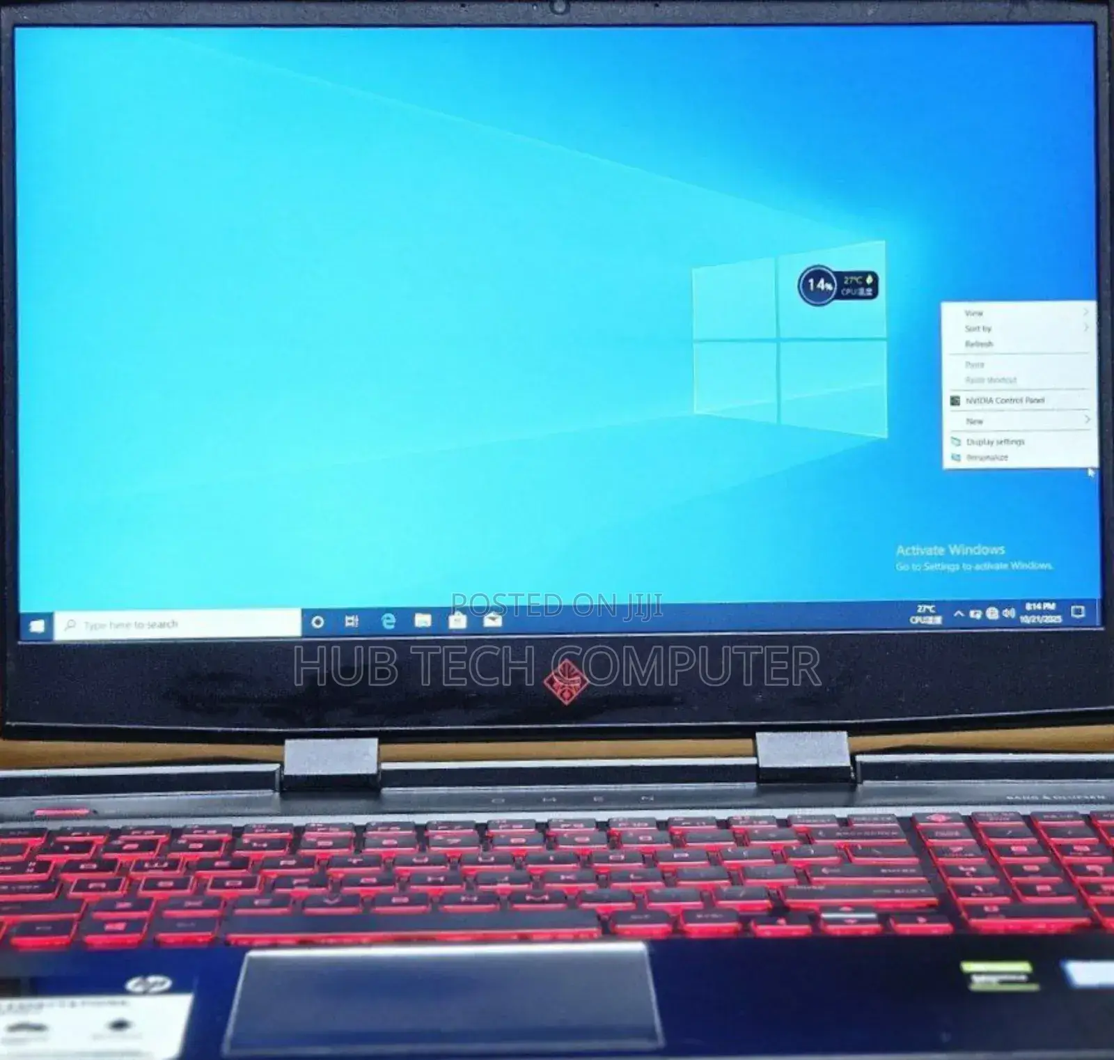 New Laptop HP Omen X 16GB Intel Core I5 SSD 512GB