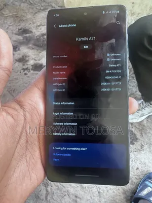 Samsung Galaxy A71 128 GB Silver