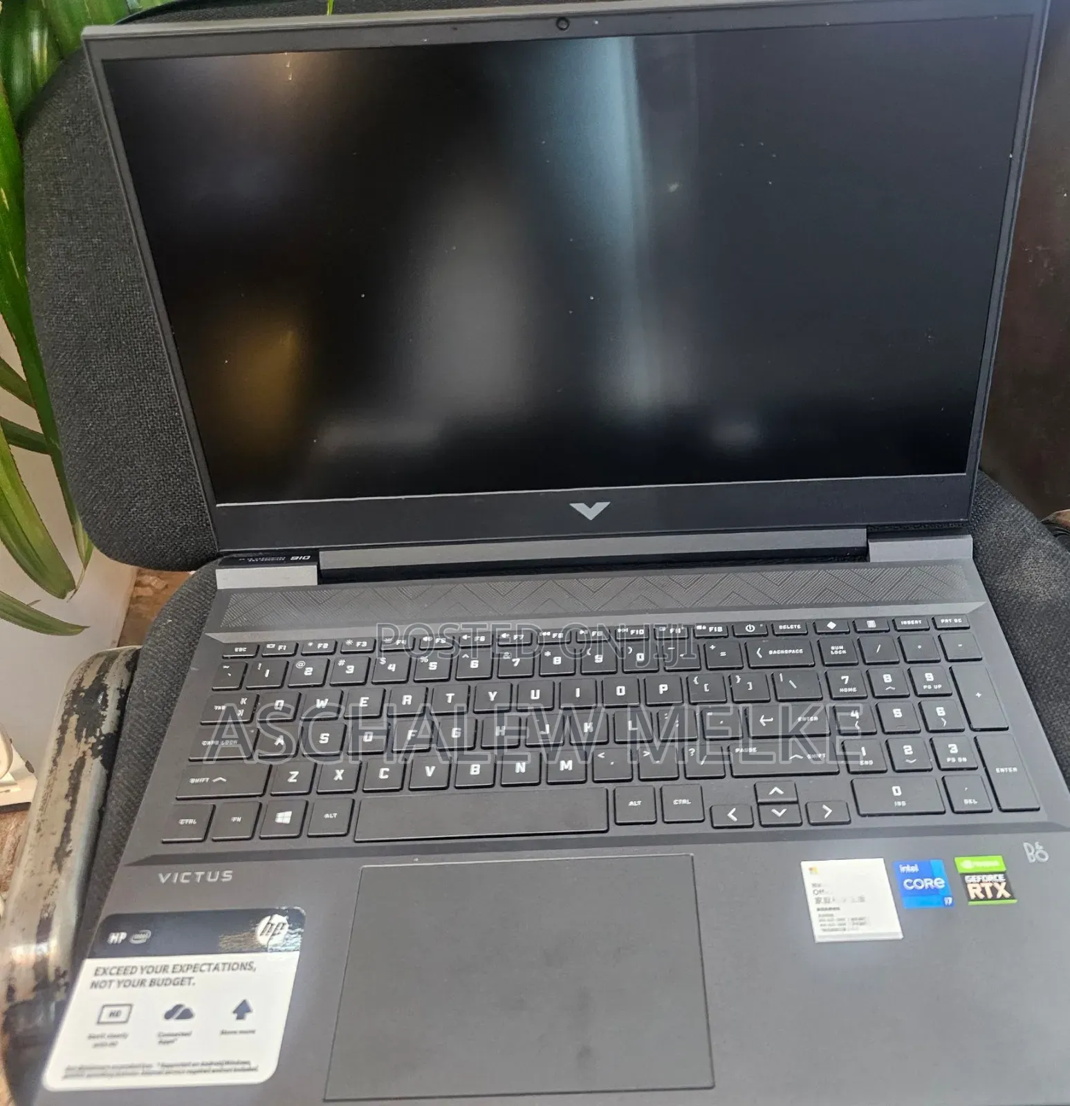New Laptop HP Victus 15 16GB Intel Core I7 SSD 512GB