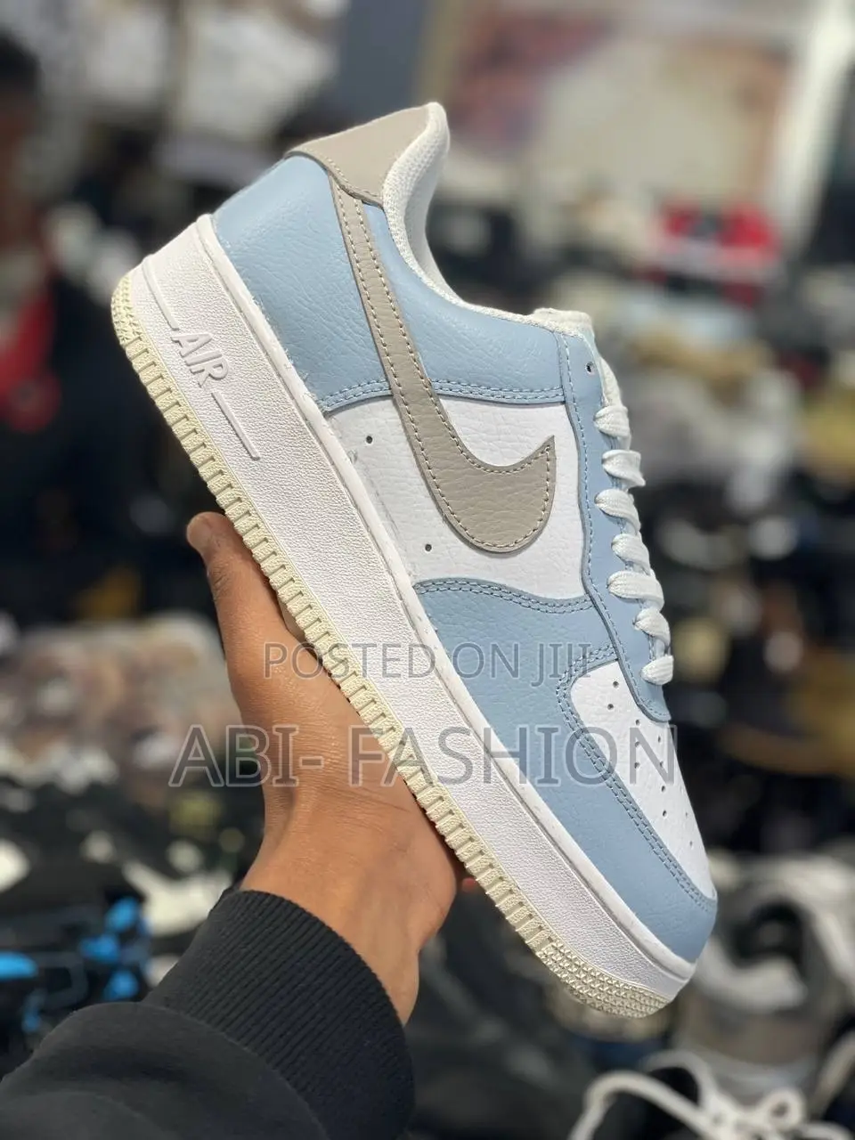 Nike Air Force 1 '07 Shoes Blue and White