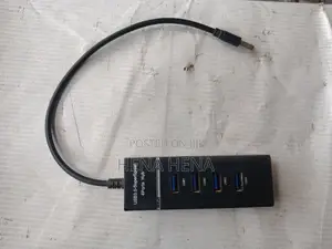 Photo - 4-Port High-Speed Usb 3.0 Hub for Computers, Laptops, and Ps