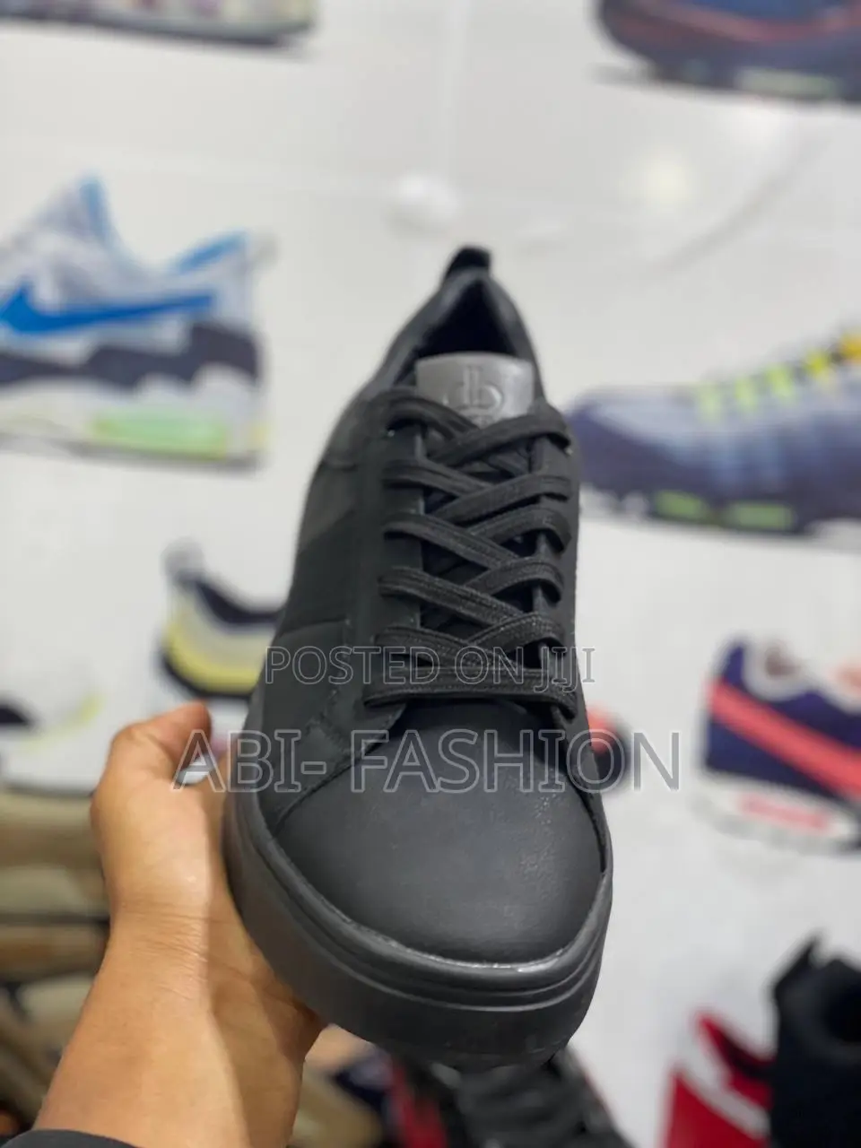 Black Colour Mens Flat Shoe