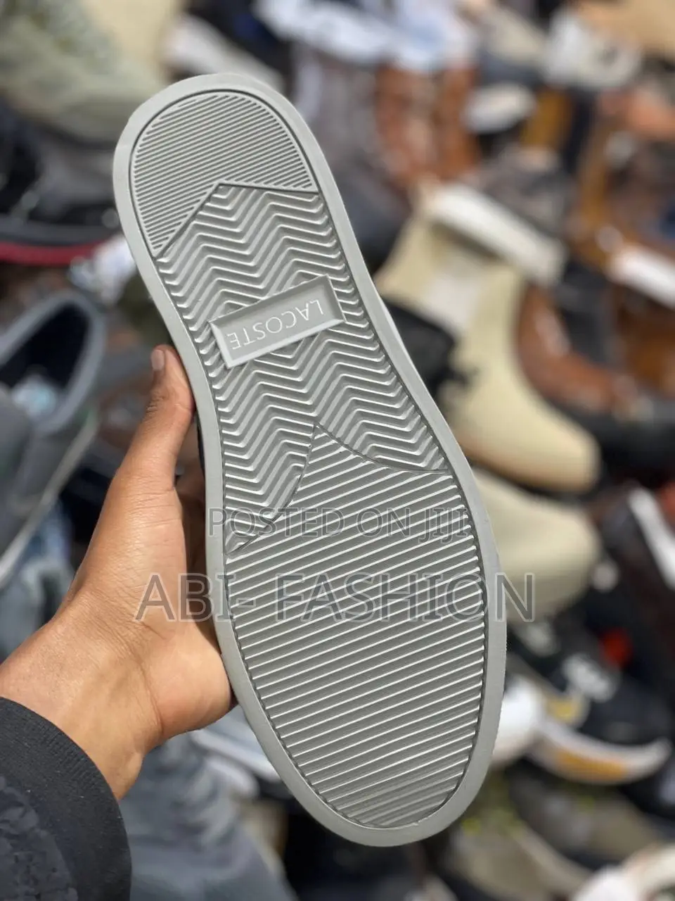 Lacoste Flat Mens Silver Color Casual Shoes