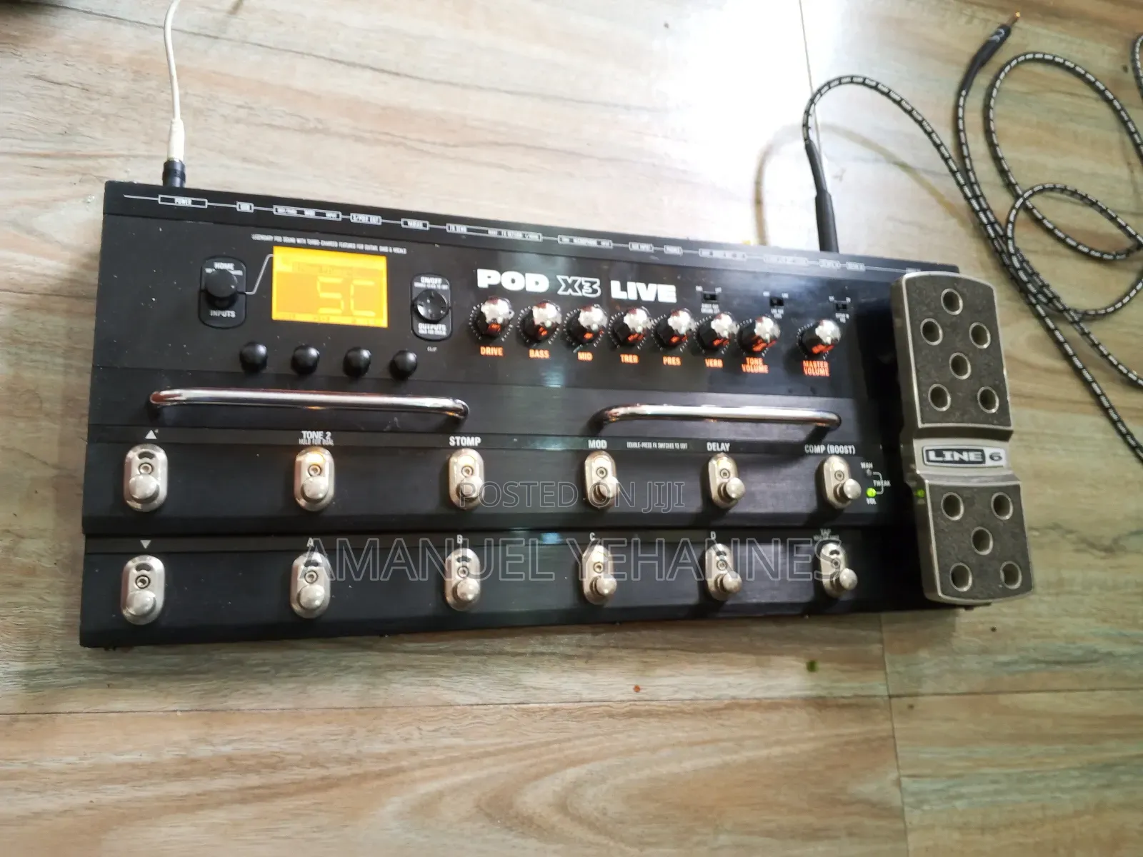 Line 6 Pod X3 Live Guitar Pedal (Effects)