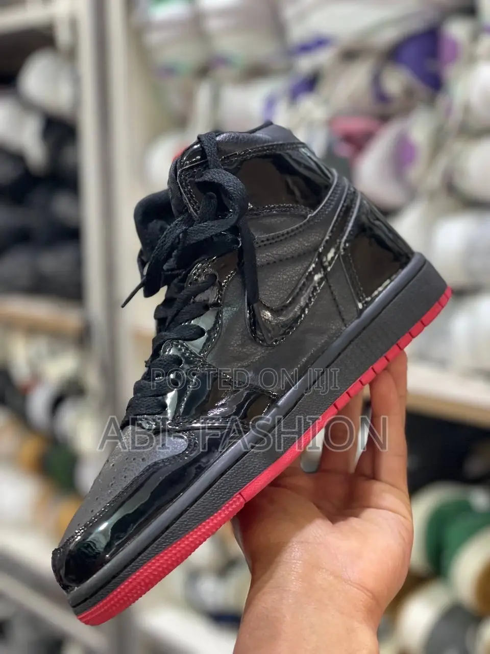 Air Jordan Red Sole and Black Men's Premium