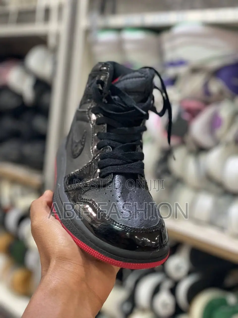 Air Jordan Red Sole and Black Men's Premium