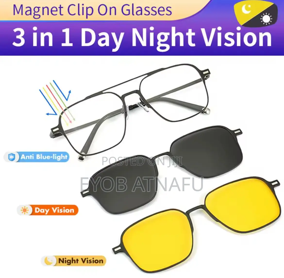 3 in 1 Eye Glasses