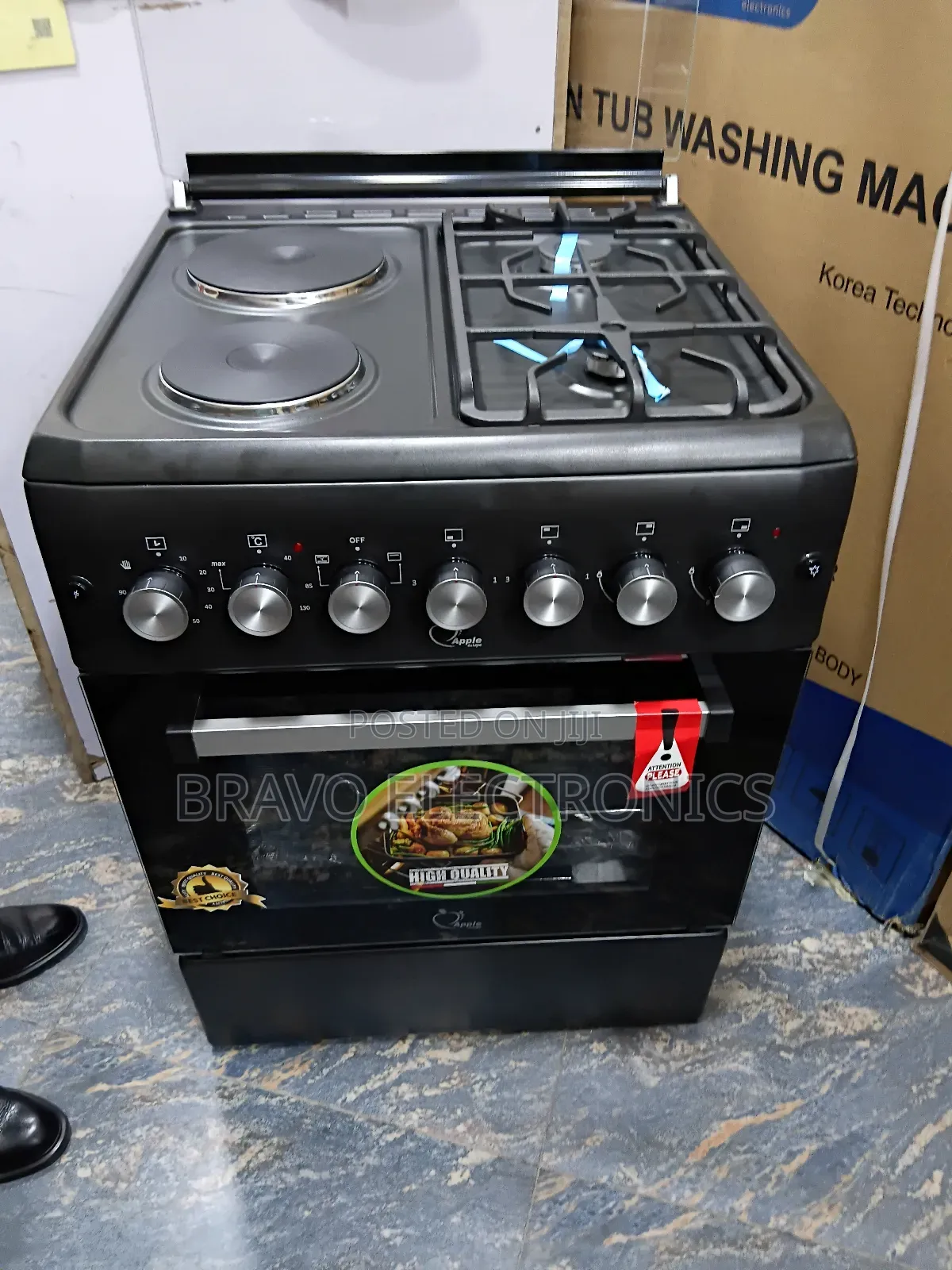  Apple Standing Oven 2 Gas + 2 Electric – Power, Style Precision!