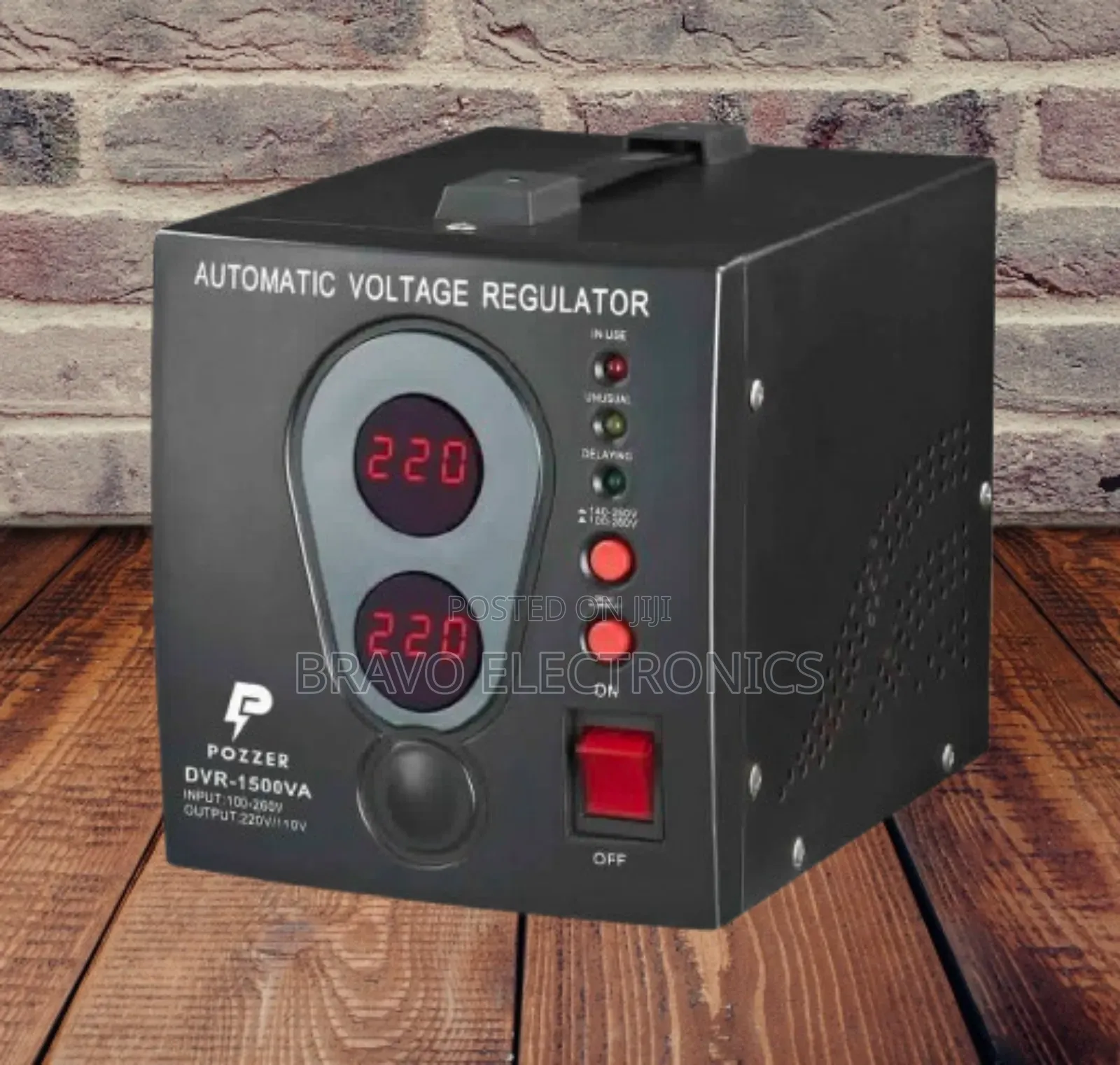 Pozzer 1500w Voltage Stabilizer – Protect Your Appliances!