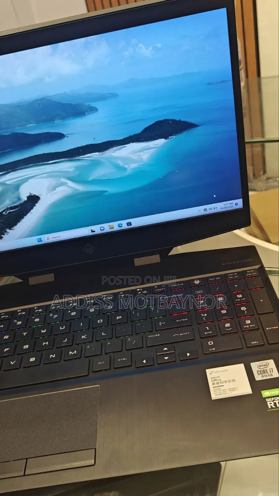 New Laptop HP Omen X 16GB Intel Core I7 SSD 512GB