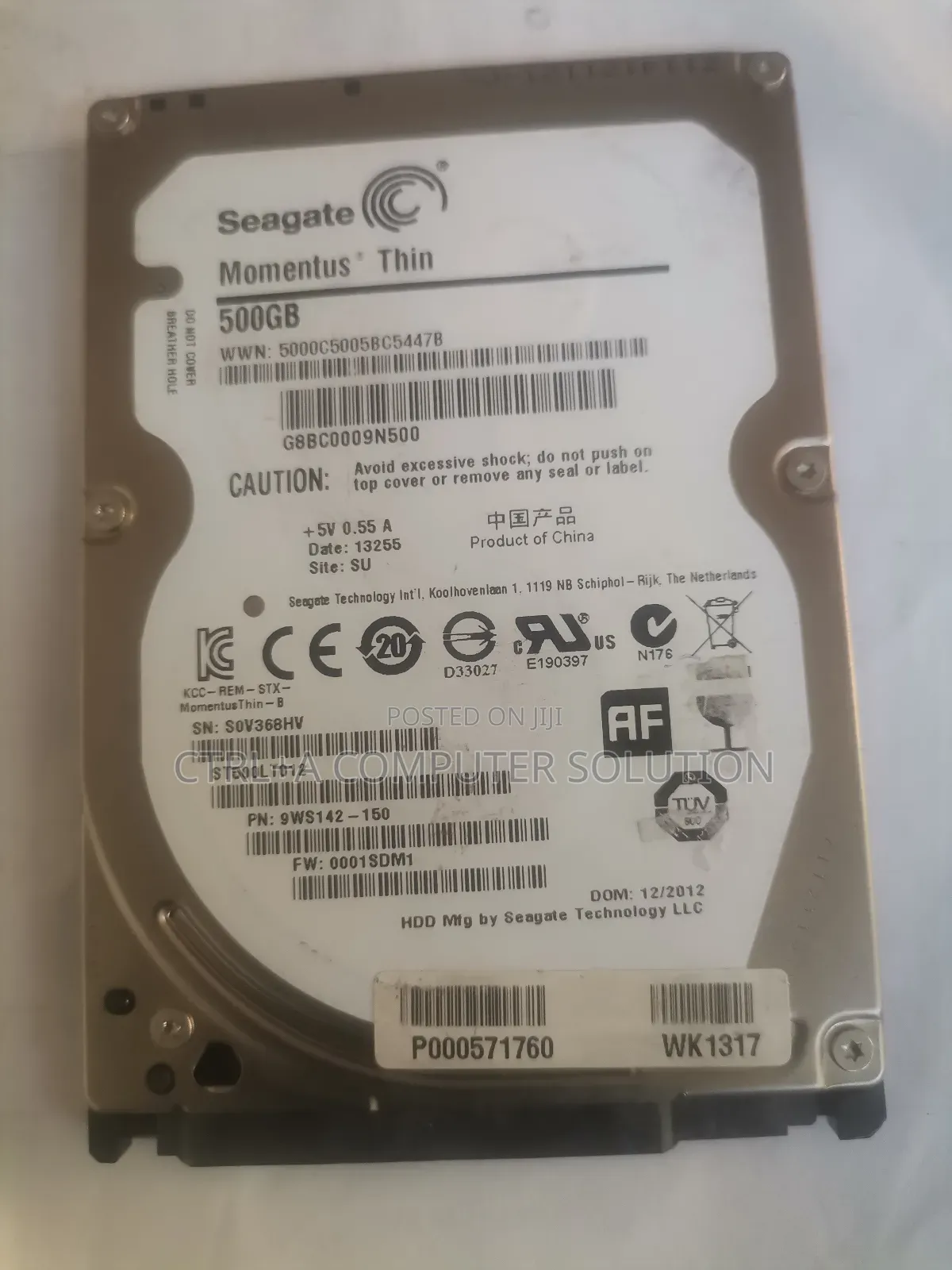 500gb Seagate Laptop HDD