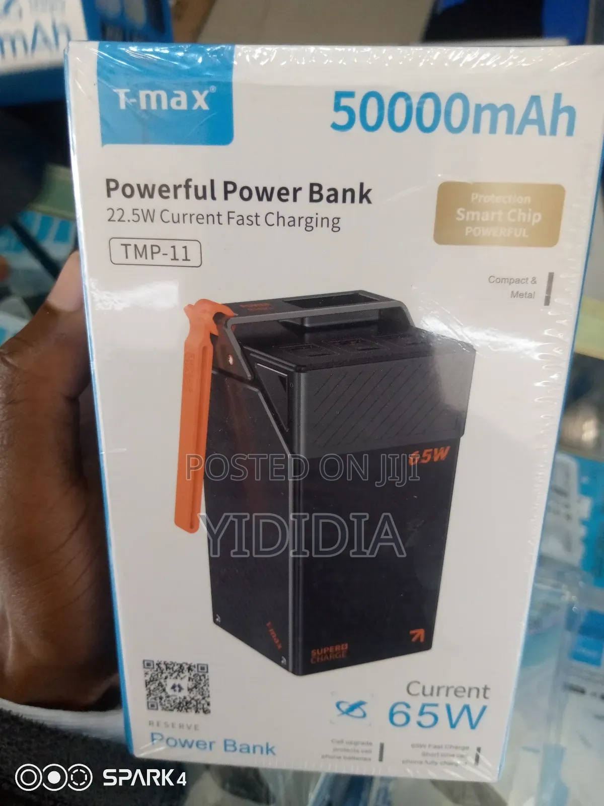 T-max 65w Pd Fast Charging Original Power Bank