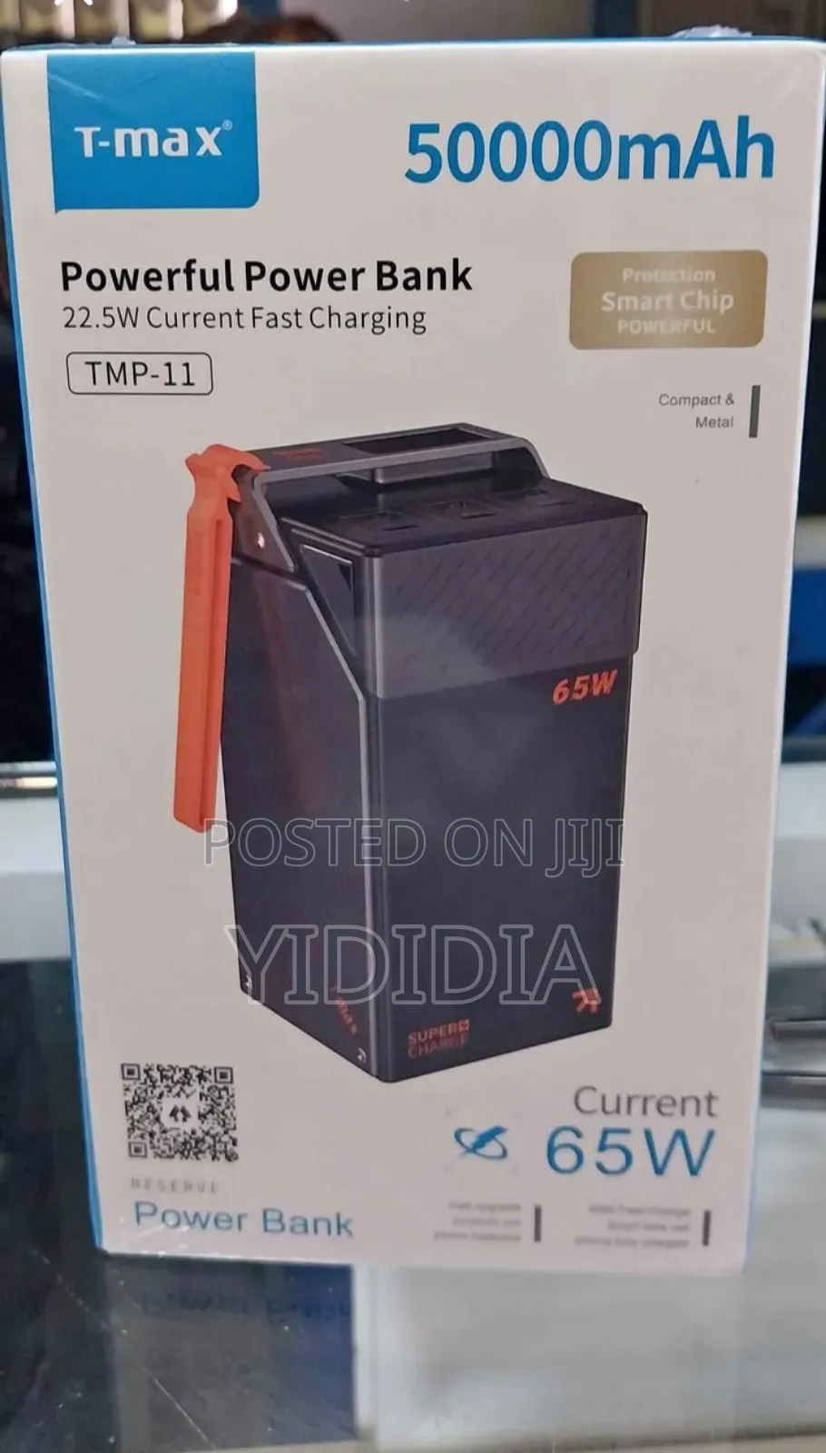 T-max 65w Pd Fast Charging Original Power Bank