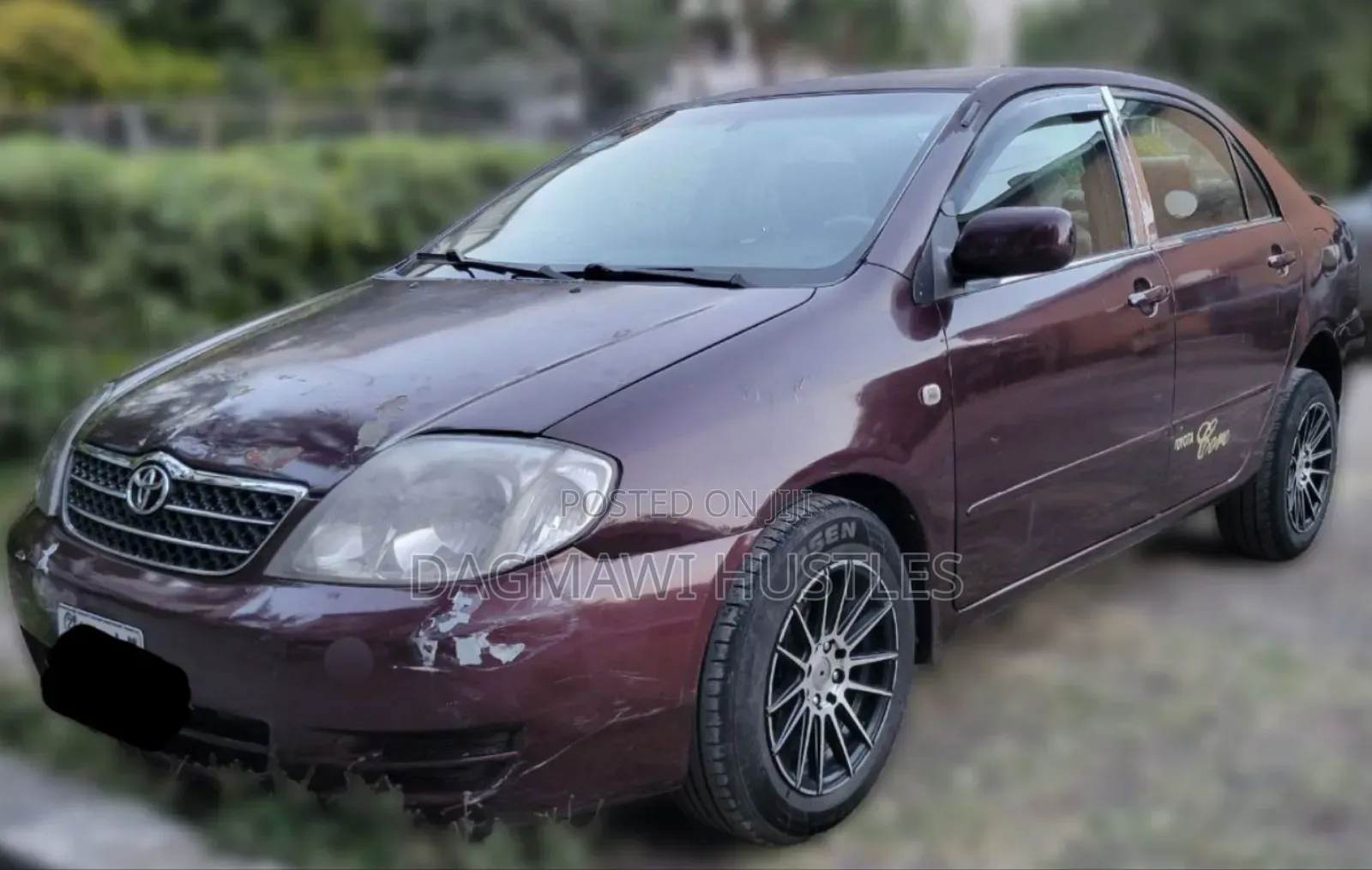 Toyota Corolla 2003 Burgundy