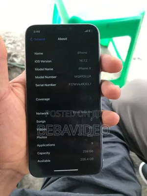 Apple iPhone X 256 GB Black