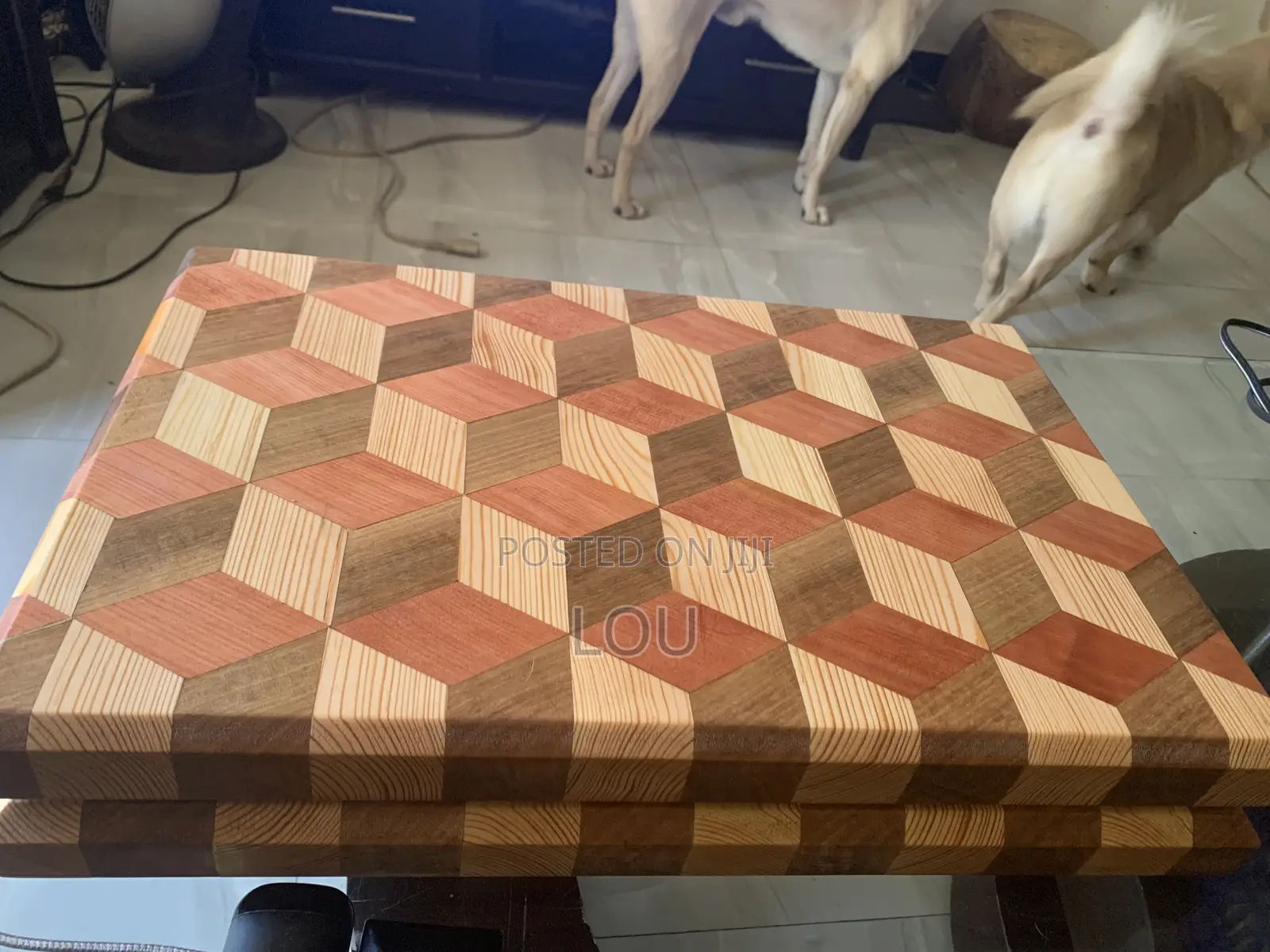Hand Made Cutting Board With 3d Effects