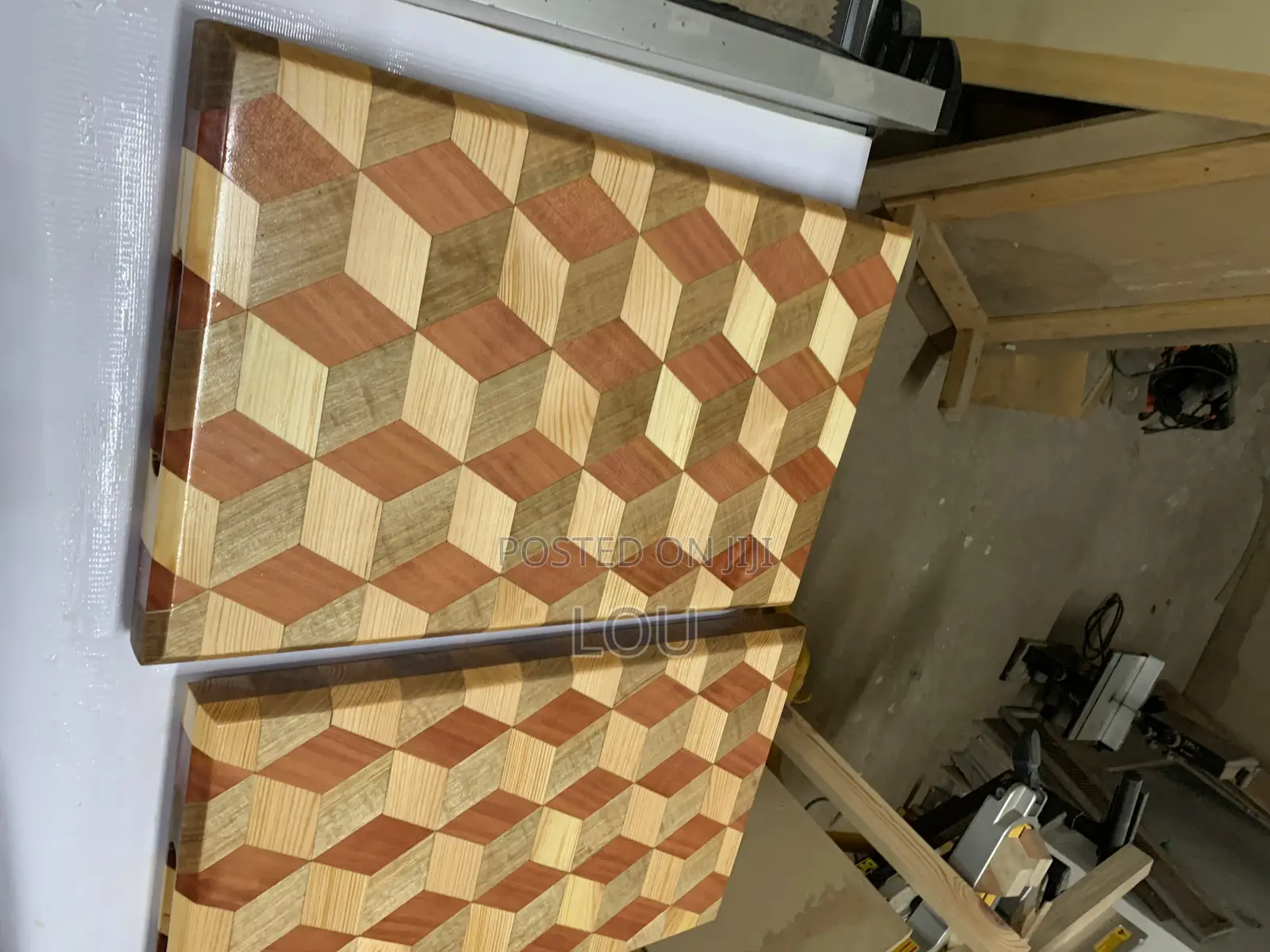 Hand Made Cutting Board With 3d Effects
