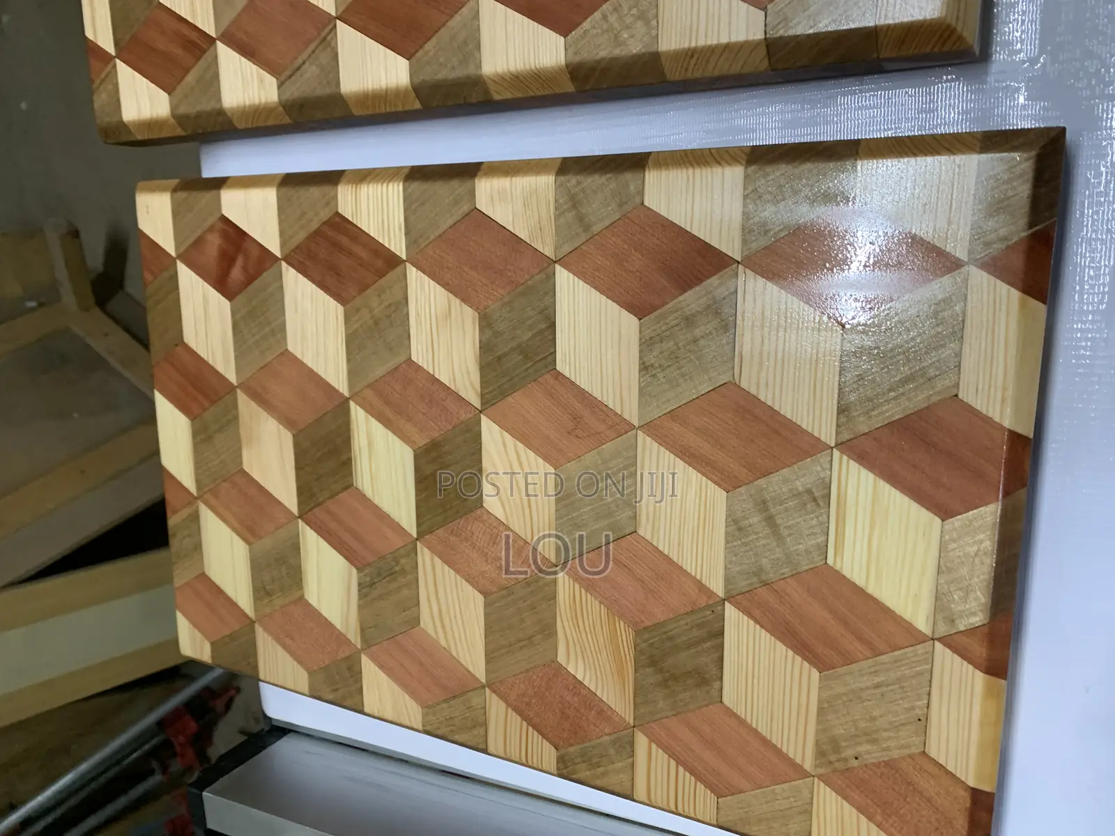 Hand Made Cutting Board With 3d Effects